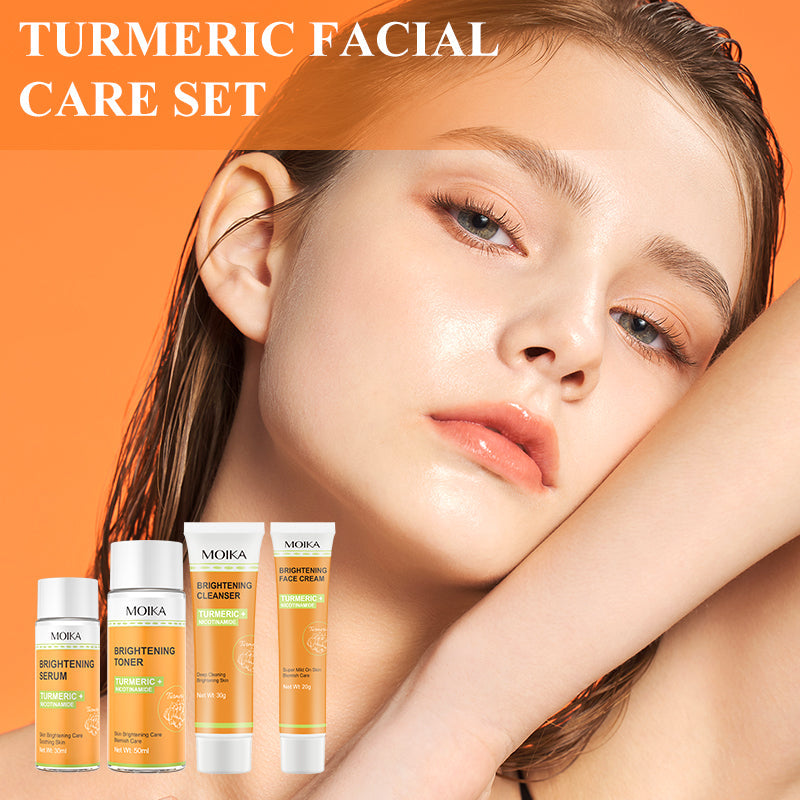 Turmeric + Nicotinamide Brightening Skincare Set