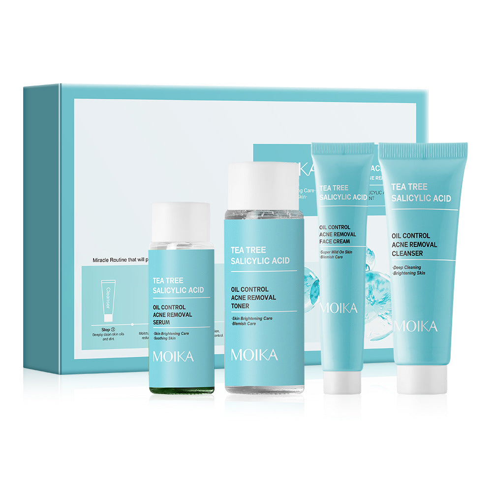 Tea Tree Salicylic Acid Oil Control Acne Removal Set