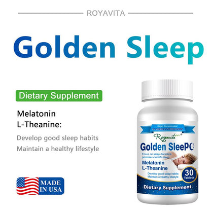 【Recommended by American Nutritionists】Golden Sleep Tablets