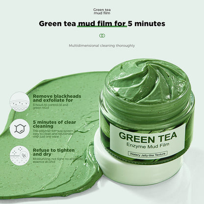 Green tea enzyme clay mask