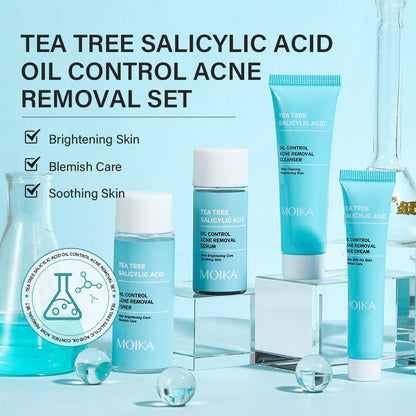 Tea Tree Salicylic Acid Oil Control Acne Removal Set