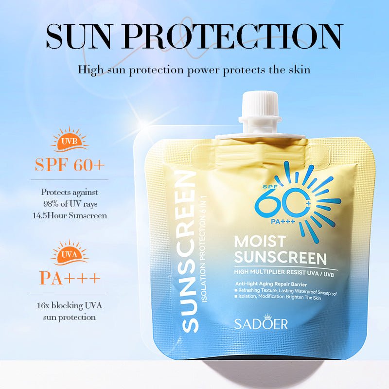 SPA+++Spectrum Sunscreen Face Cream | SPF 60+ Protection & Hydration|Weightless