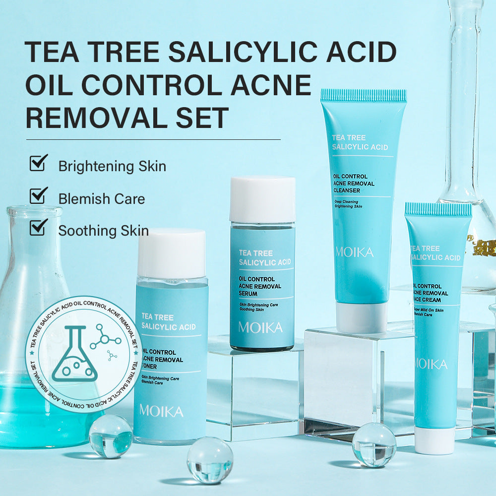 Tea Tree Salicylic Acid Oil Control Acne Removal Set