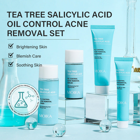 Tea Tree Salicylic Acid Oil Control Acne Removal Set