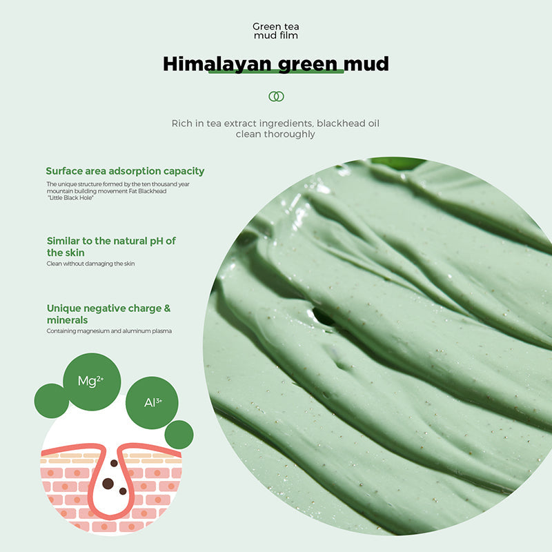 Green tea enzyme clay mask