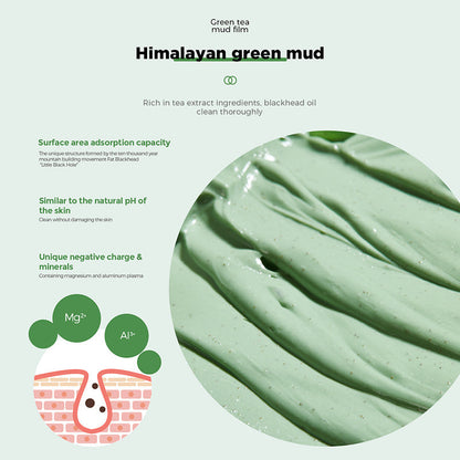 Green tea enzyme clay mask