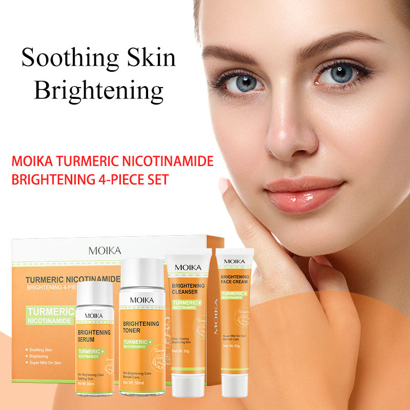 Turmeric + Nicotinamide Brightening Skincare Set