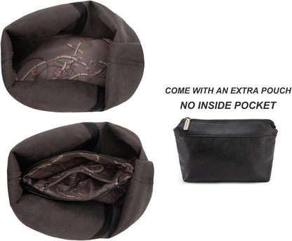 Montana West Slouchy Hobo Bags for Women Soft Designer Shoulder Purses Ladies Top Handle Handbag