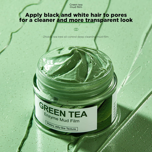 Green tea enzyme clay mask