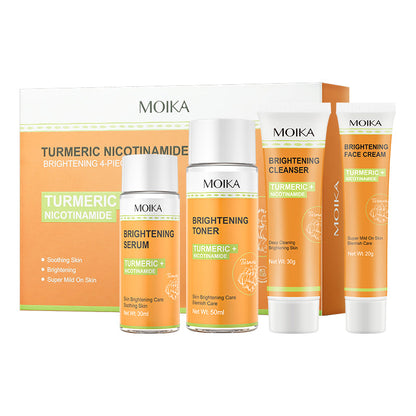 Turmeric + Nicotinamide Brightening Skincare Set