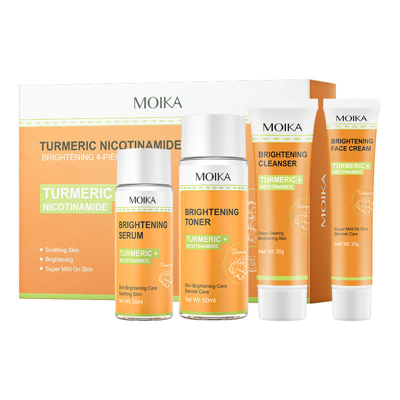 Turmeric + Nicotinamide Brightening Skincare Set