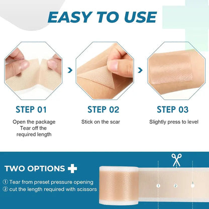 Silicone Scar Tape(1.6in x 20in (4cm x 50cm) per roll), non